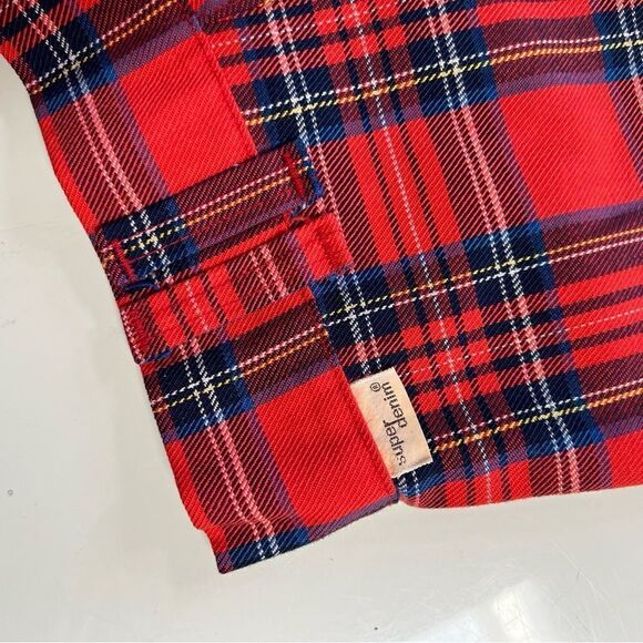 Retro Vintage 1970s JC Penny Tartan Plaid Flare Pants - Picture 7 of 11